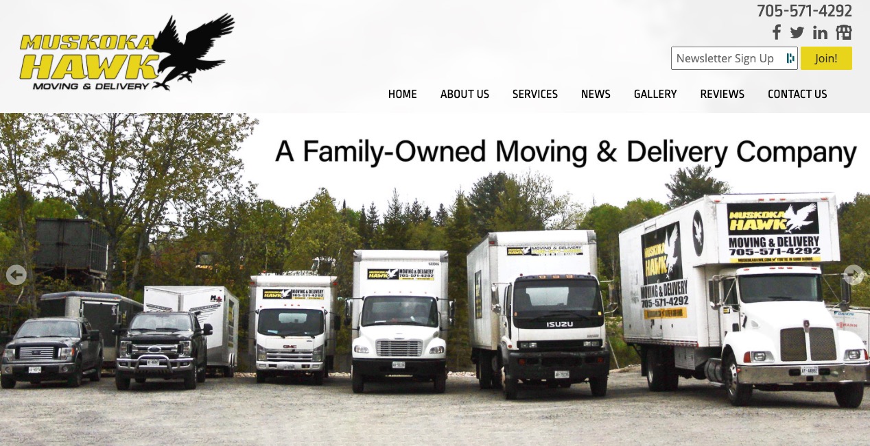 Muskoka Hawk Moving Delivery